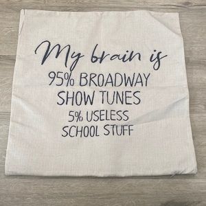 Broadway pillowcase